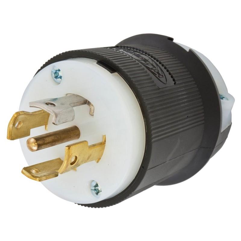 conector twist-lock linea, macho, 120-208v, 30a, 4p, 5h, l21-30p