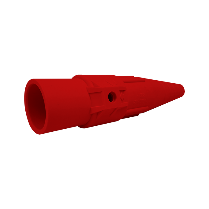 conector camlock 300-400a en linea single pole male red