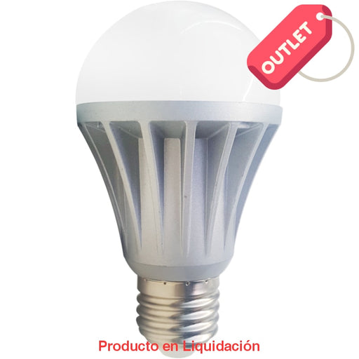led bulb, 9w, 85-265v, base e27, warm white, ledbulb-9 - descontinuado – mto