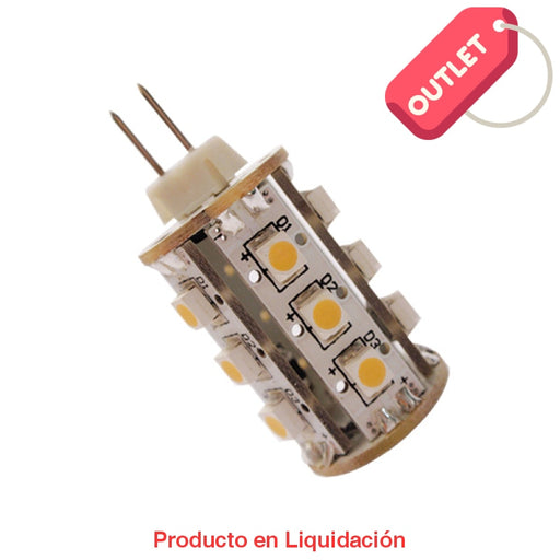 led cacahuate, 1w, 12v, base g4, warm white, ledg4 - descontinuado – mto