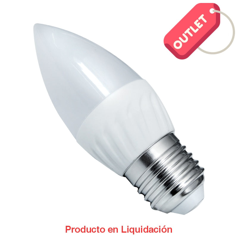 led candle, 3w, 120v, base e27, warm white dimeable, ledcan-e27d - descontinuado – mto