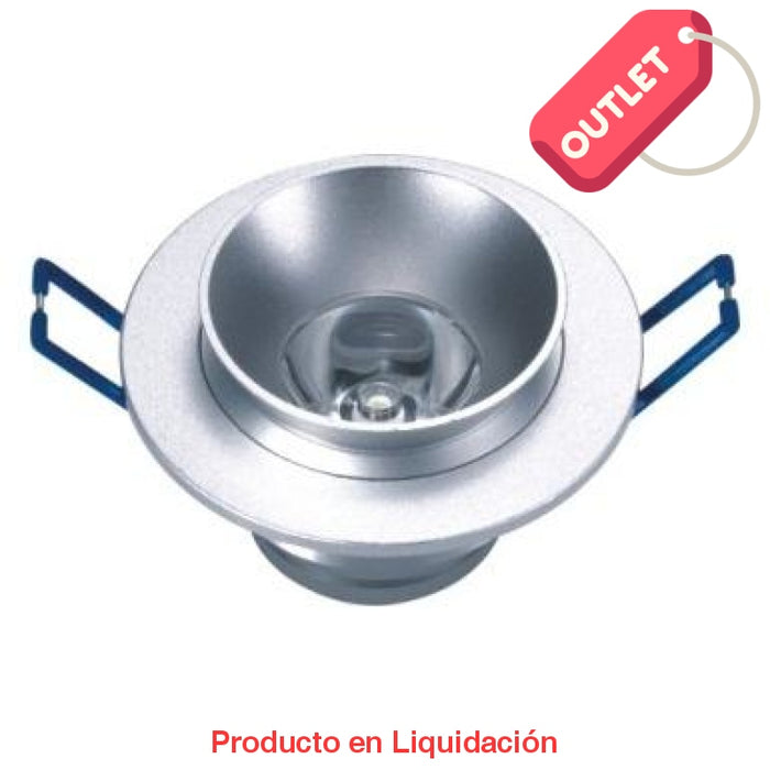 led downlight, 3w, 85-265v, cool white, ld-da01a - descontinuado – mto
