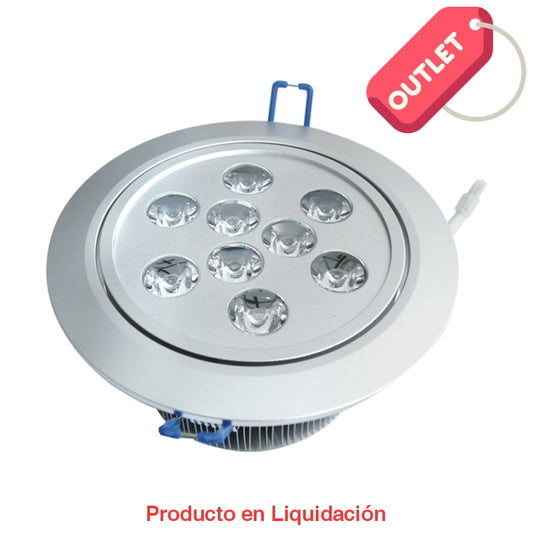 led downlight, 9w, 85-265v, warm white, ld-da09 - descontinuado – mto