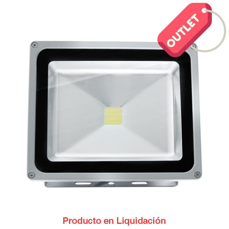 led floodlight, 50w, 85-265v, cool white, ledfl50 - descontinuado – mto