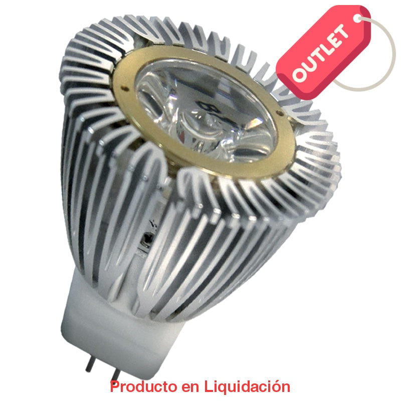 led mr11, 3w, 12v, base g4, warm white, 30°, ledmr11 - descontinuado – mto