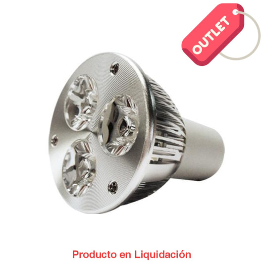 led mr16, 3w, 12v, base gu5.3, cool white, 30°, ledmr16-3 - descontinuado – mto