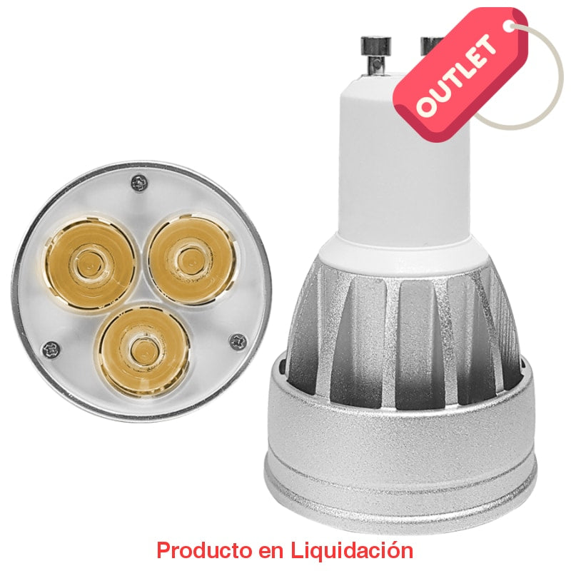 led mr16, 6w, 12v, base gu5.3, cool white, 30°, ledmr16-6 - descontinuado – mto