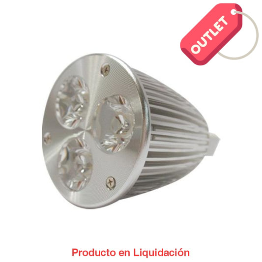 led mr16, 6w, 85-265v, base gu10, warm white, 30°, led706gu10 - descontinuado – mto