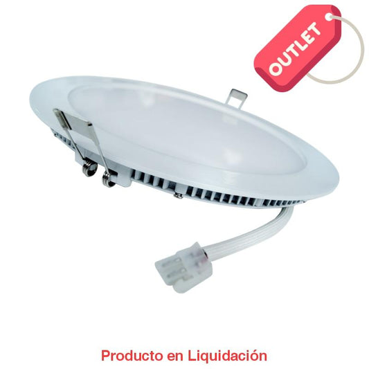 led panel, 8w, 85-265v, white, ledpacir8