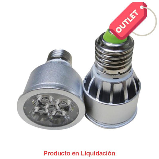 led par20, 5w, 85-265v, base e27, warm white, 45°, ledpar20 - descontinuado – mto