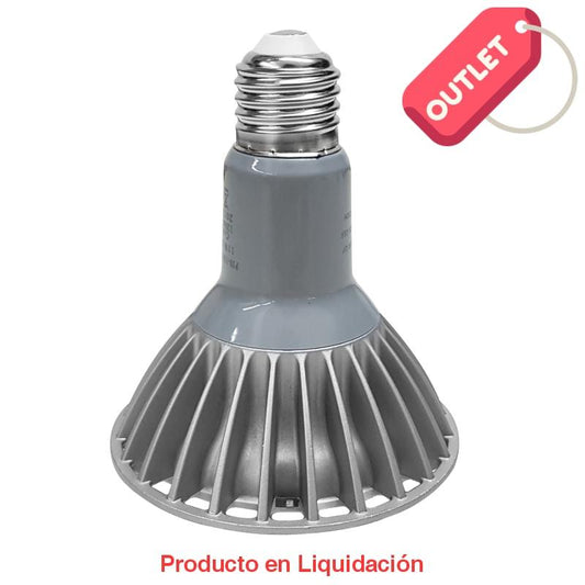 led par30, 11w, 120v, base e27, warm white dimeable, 40°, ledpar30d - descontinuado – mto