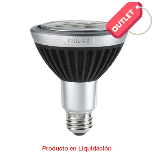 led par30, 11w, 85-265v, base e27, warm white, 2700k, short neck, mto