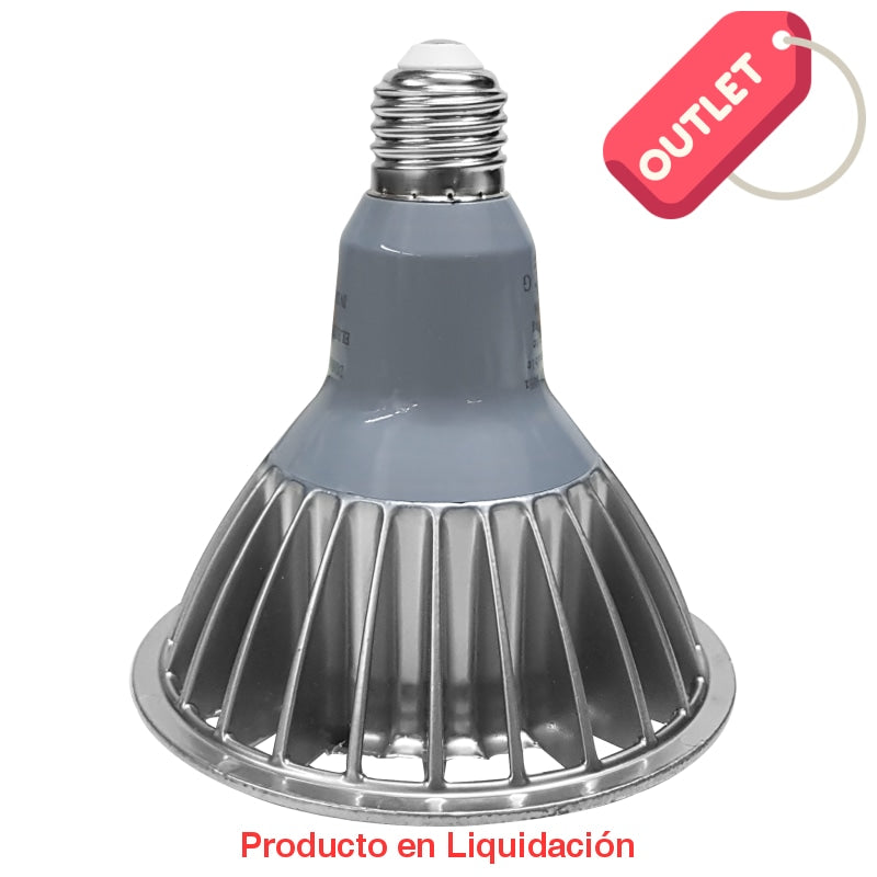 led par38, 16w, 120v, base e27, cool white dimeable, 40°, ledpar38d - descontinuado – mto