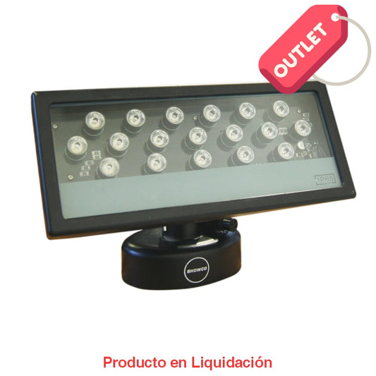 luminaria led washer, 54, ip65, mto